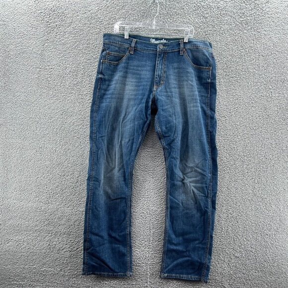 Wrangler Retro Jeans Mens 38 X 34 Slim Straight Stretch Denim Western - Picture 1 of 9
